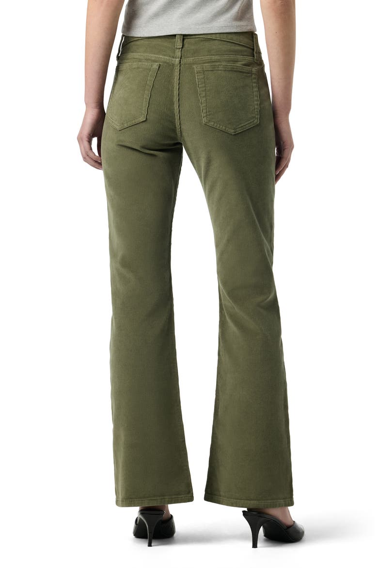 Corduroy Bootcut Pants, Alternate, color, OLIVE
