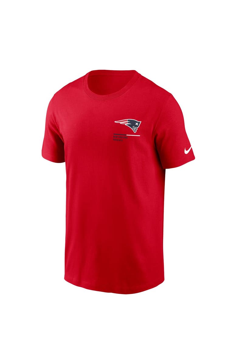 Nike Men's Nike Red New England Patriots Team Incline T-Shirt, Alternate, color, 