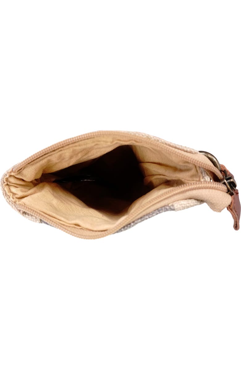 VINTAGE ADDICTION Crossbody Bag, Alternate, color, Lite Grey/ Natural