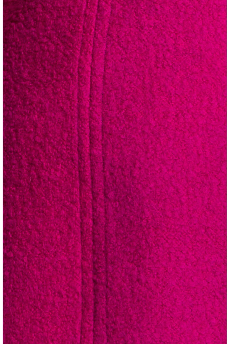 Double Breasted Coat, Alternate, color, FUCHSIA