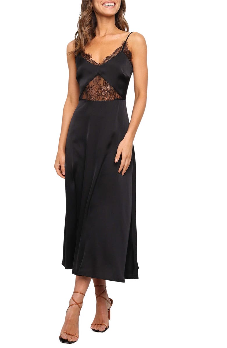 Petal & Pup Ariel Lace Trim Slipdress, Main, color,