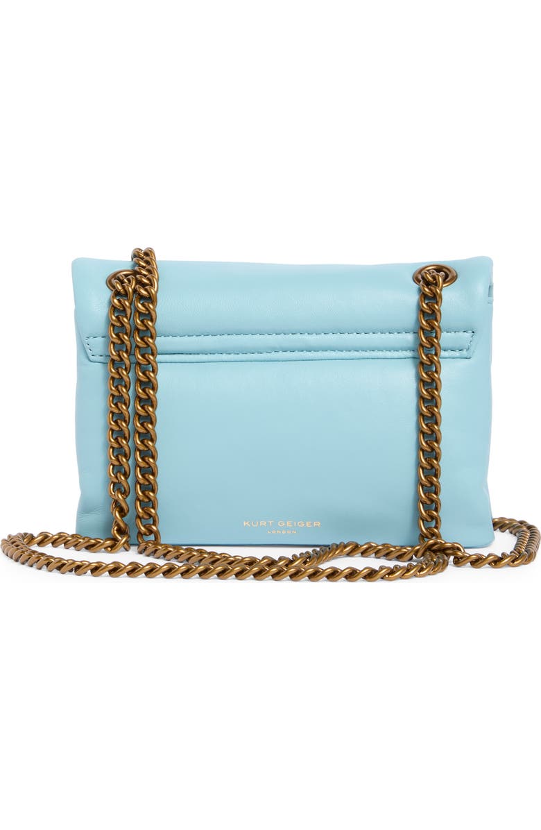 Kurt Geiger London Mini Kew Leather Shoulder Bag, Alternate, color, Mid Blue