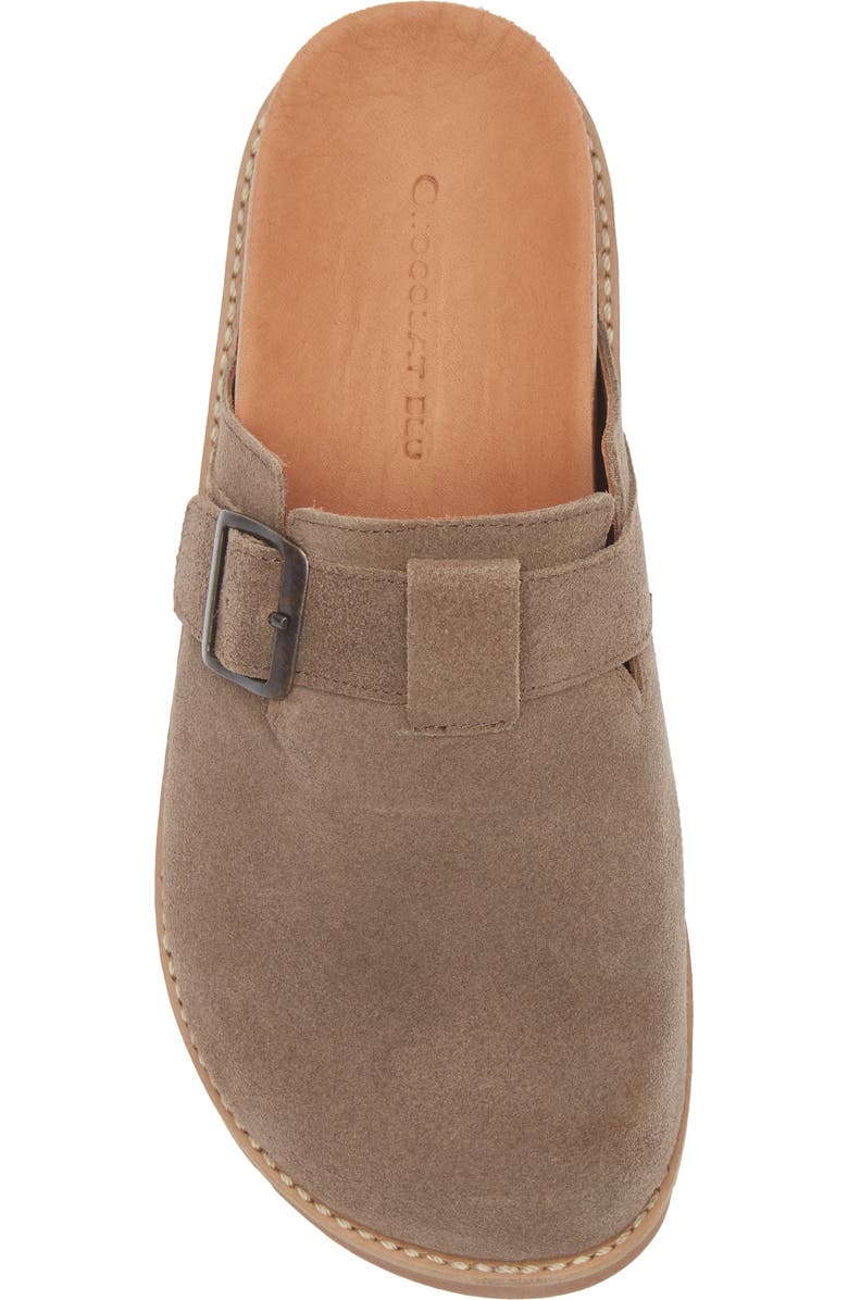 Chocolat Blu Yuko Clog, Alternate, color, Taupe Suede