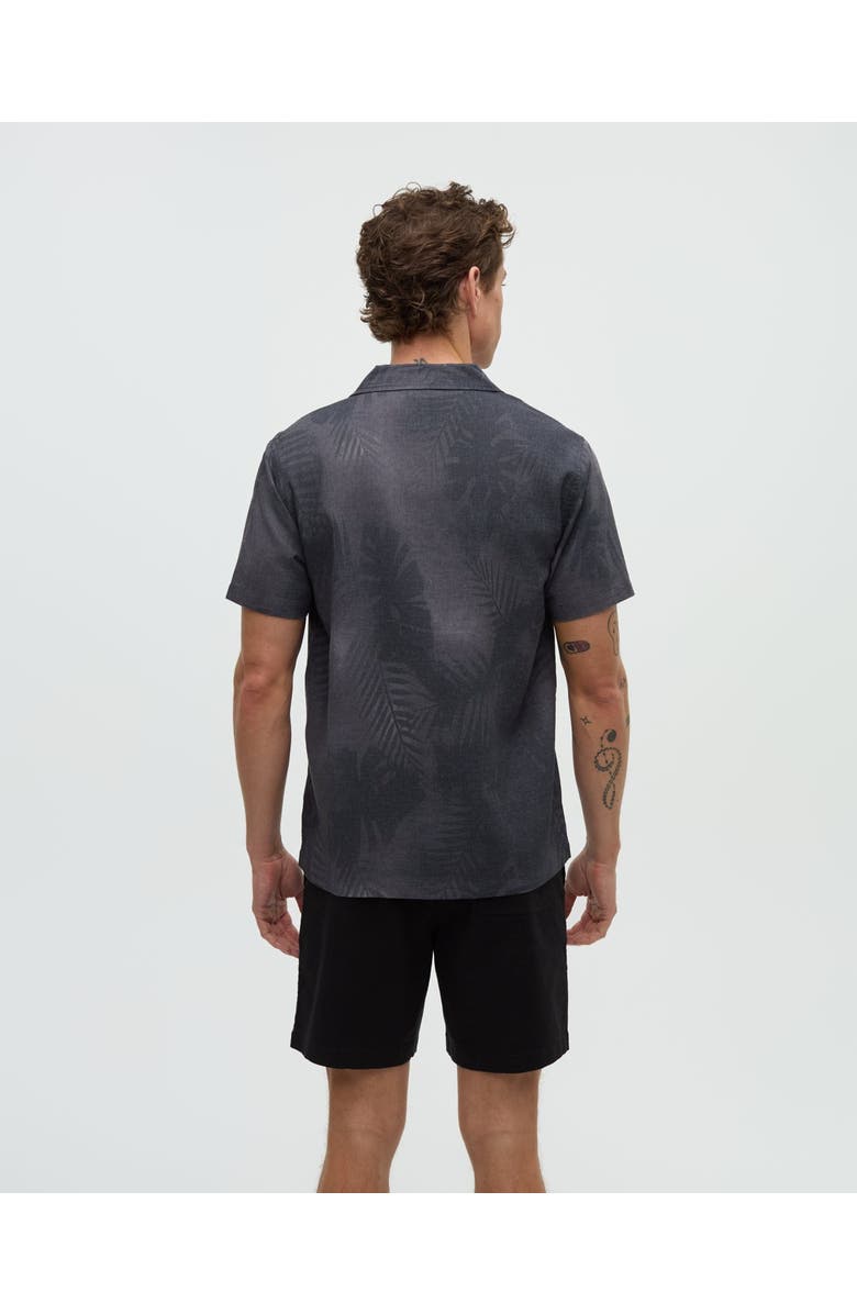 tentree Chambers Shirt, Alternate, color, Meteorite Black/Amazon