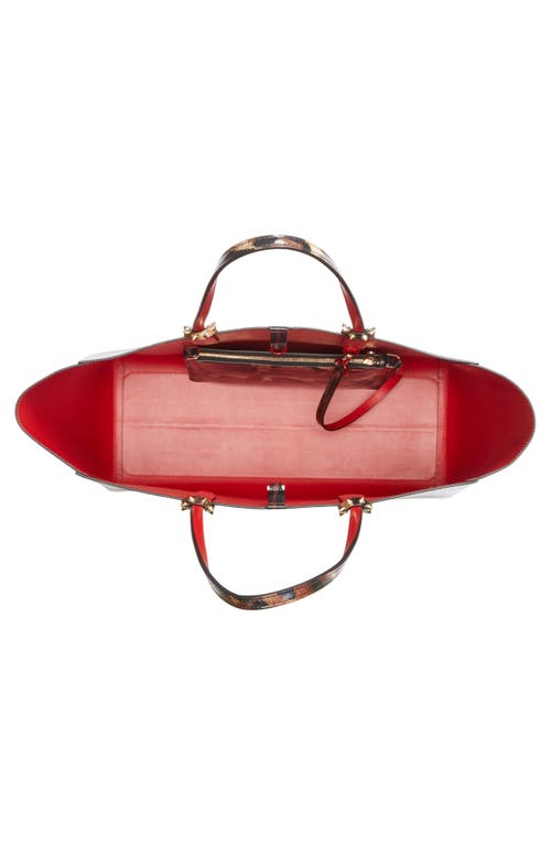 Christian Louboutin Large Cabata Soft Leather Tote In Multi