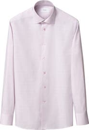 Eton Slim Fit Prince of Wales Check Dress Shirt