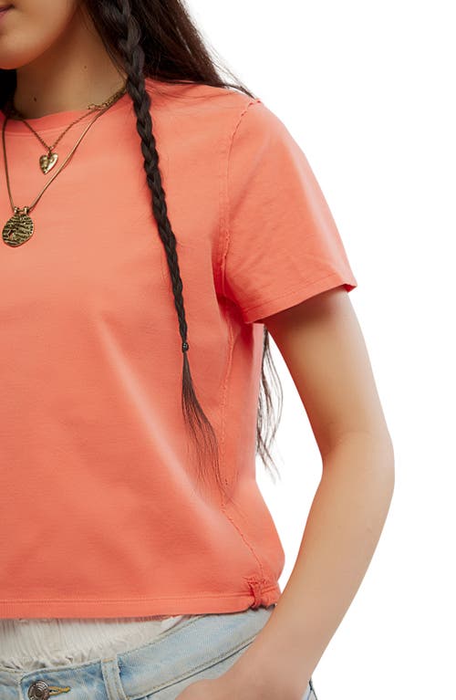 Free People The Perfect T-shirt In Orange