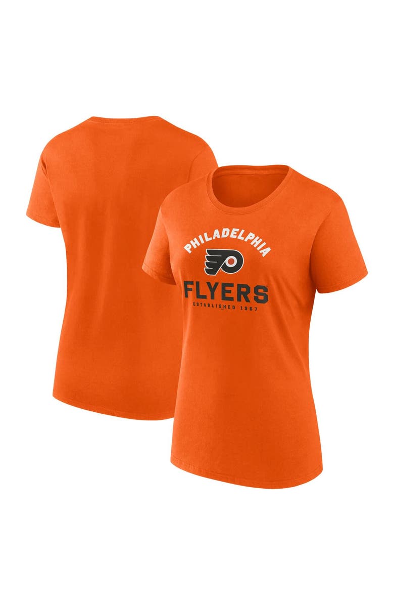 Logo Athletic Women's Logo Athletic Orange Philadelphia Flyers Unrivaled T-Shirt, Main, color, 