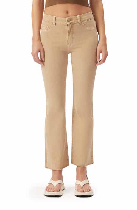 DL1961 Bridget Instasculpt Raw Hem Ankle Bootcut Jeans