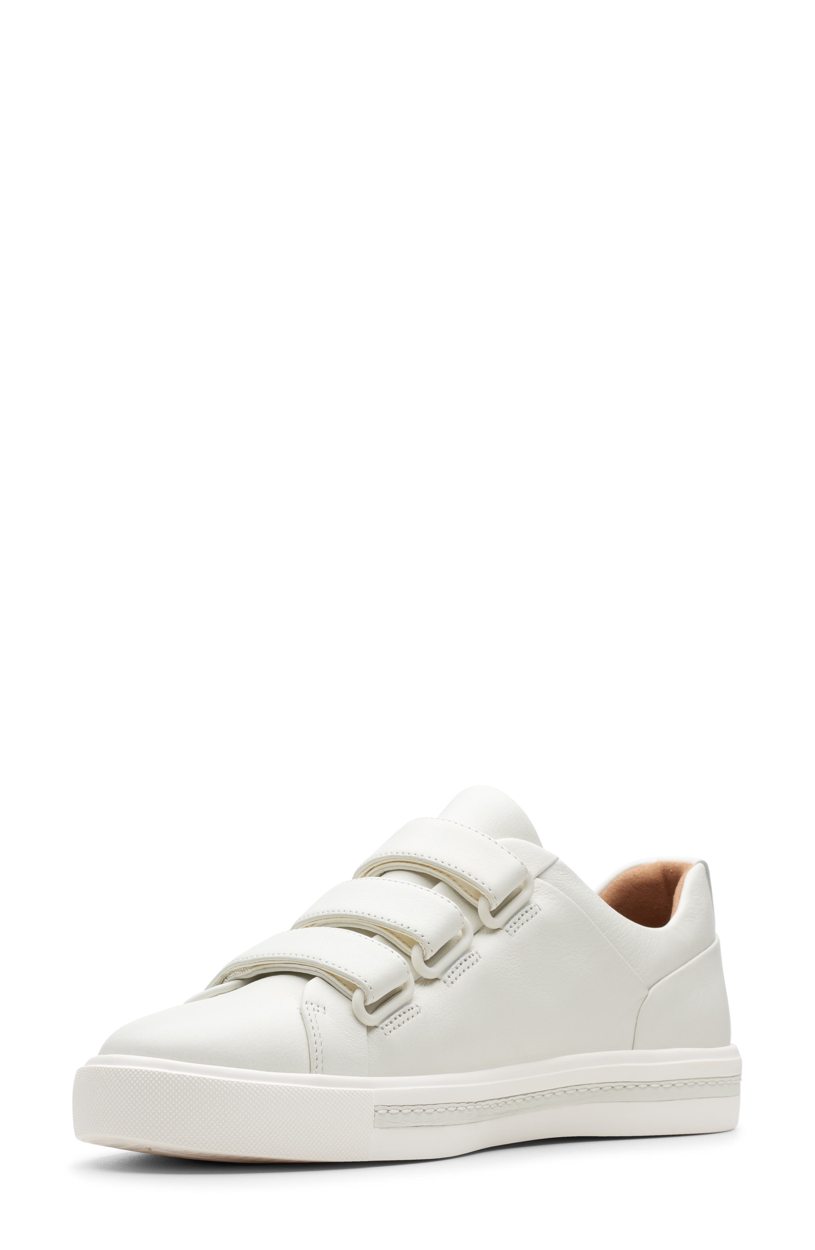 Un Maui Strap Sneaker, Alternate, color, WHITE LEATHER