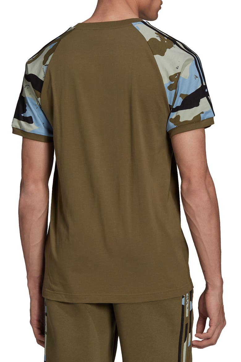 Camo Cali T-Shirt, Alternate, color, FOCUS OLIVE