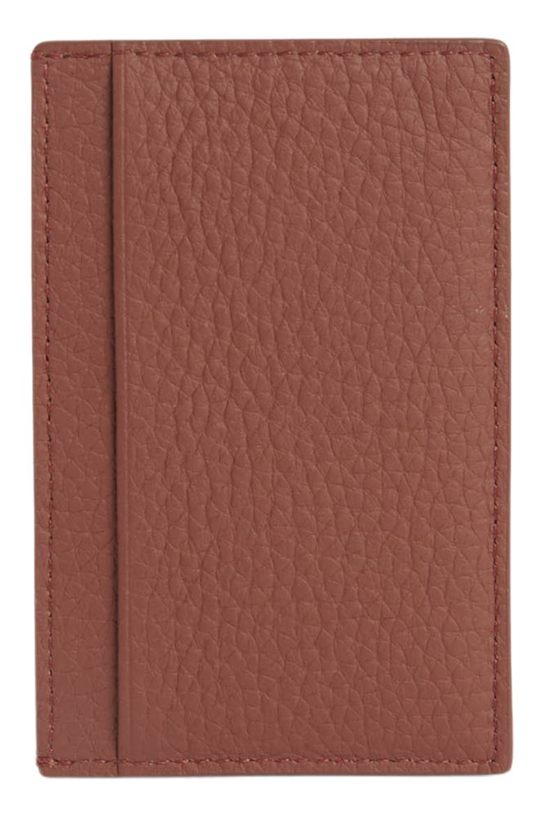 Anabel Leather Card Case, Alternate, color, CHERRY