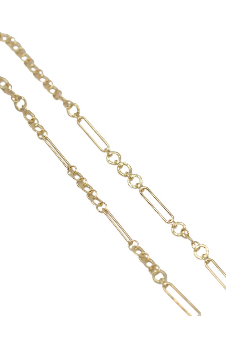 Armenta Sueno Paper Clip Chain Necklace, Alternate, color, Gold