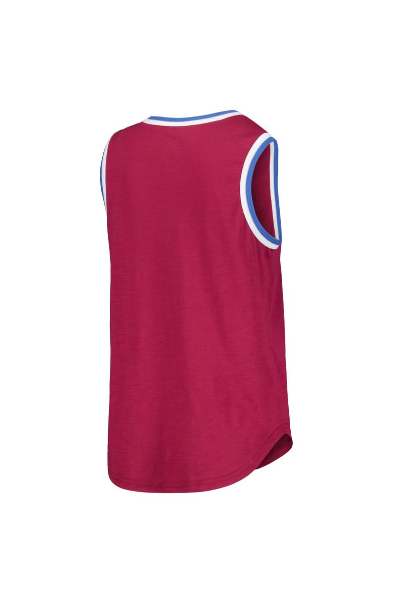 G-III 4HER BY CARL BANKS Women's G-III 4Her by Carl Banks Burgundy Colorado Avalanche Strategy Tank Top, Alternate, color, Burgundy