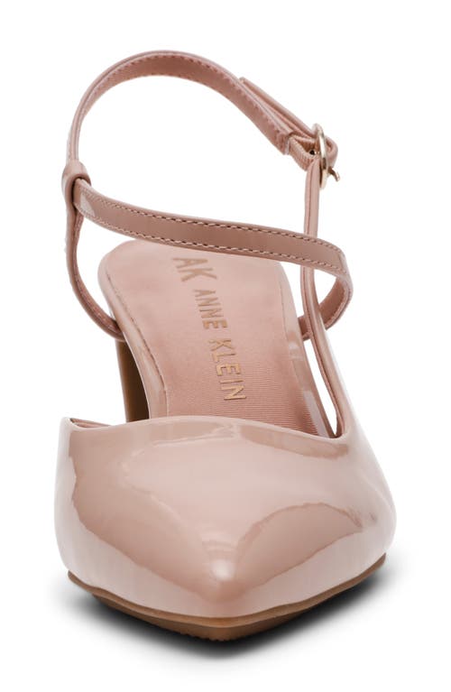 Anne Klein Bueles Ankle Strap Pump In Brown