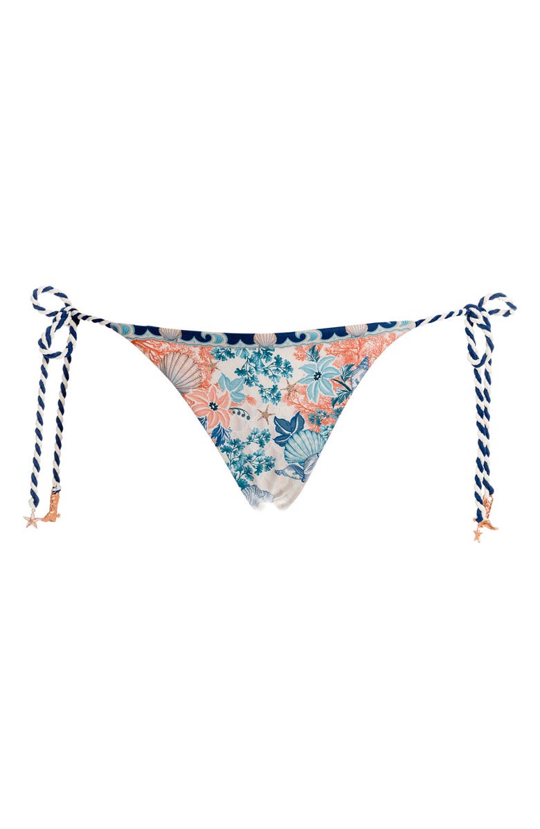 Agua Bendita Alegria Sereia Bikini Bottoms, Alternate, color, Blue