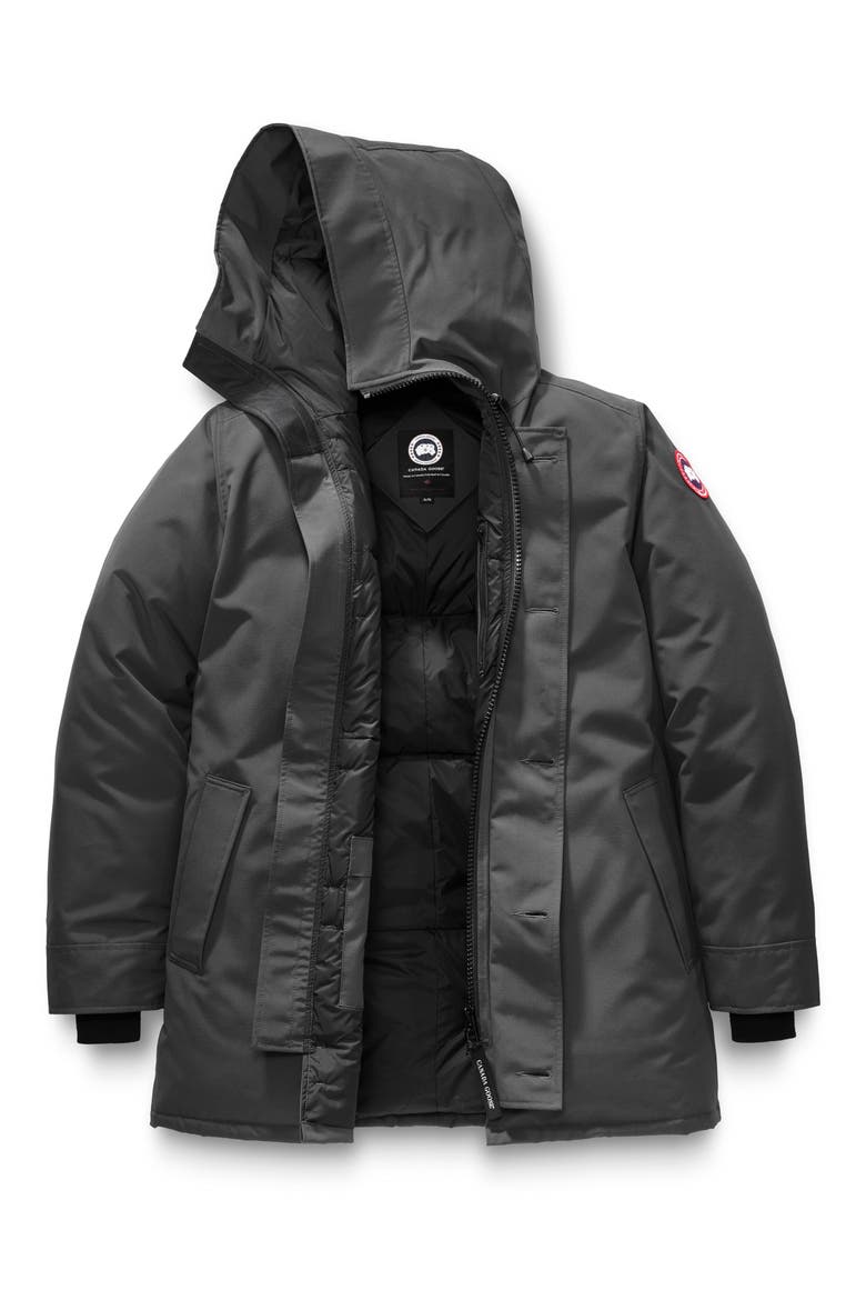 Chateau Slim Fit Down Parka, Alternate, color, GRAPHITE