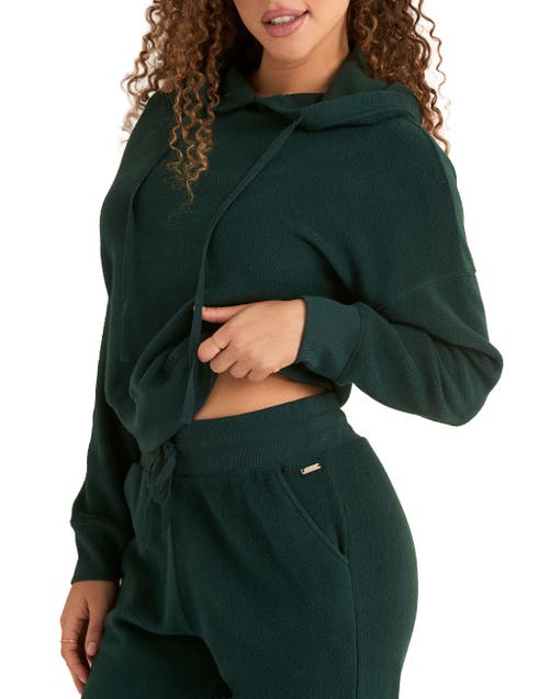 Adore Me Davinia Hoodie And Joggers Set In Green