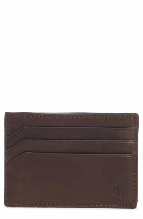 Johnston & Murphy Waxy Leather Card Case