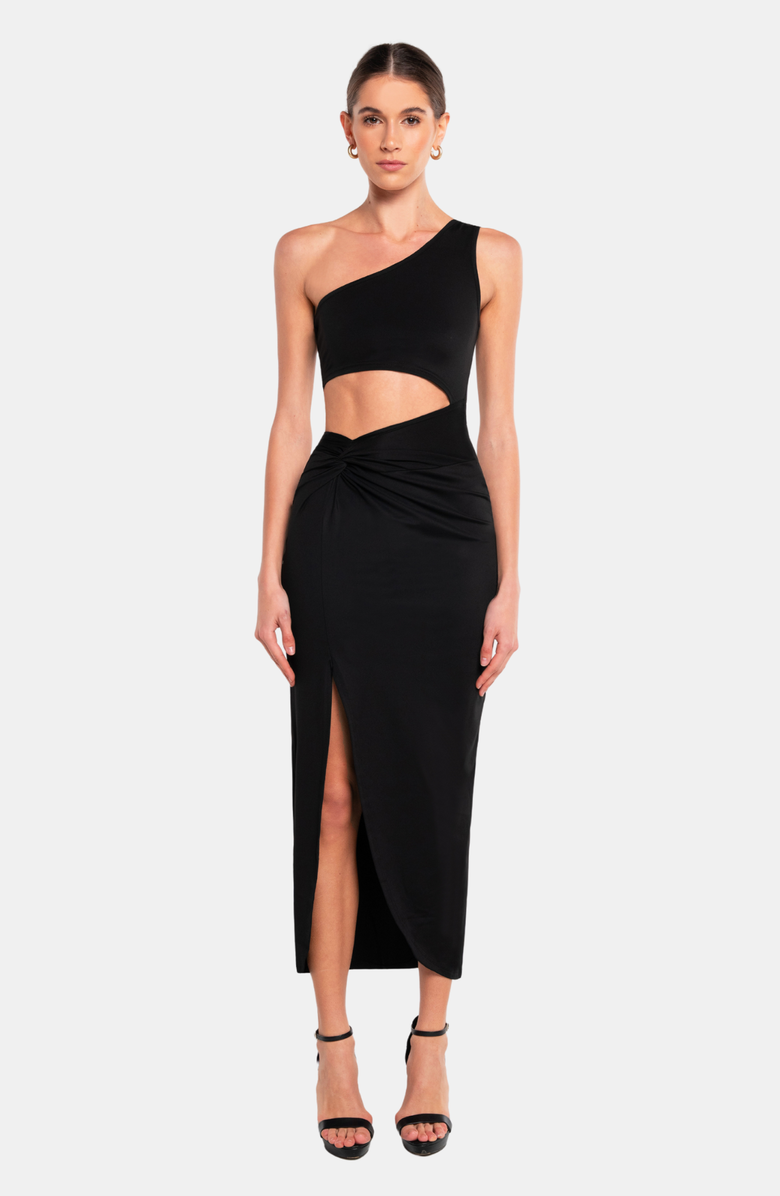 OW Collection ISABELLA Dress, Main, color, Black