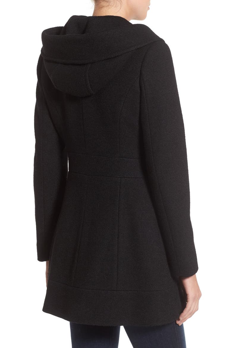 'Mod' Hooded Jacket, Alternate, color, BLACK