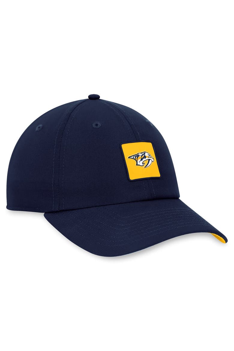 Men's Fanatics Branded  Navy Nashville Predators Authentic Pro Rink Adjustable Hat, Alternate, color, Navy