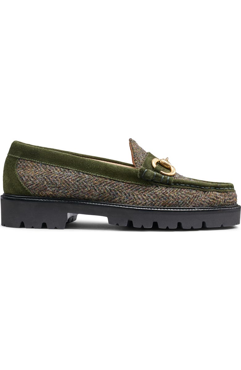 G.H.BASS Lincoln Super Bit Loafer, Alternate, color, Grn Combo