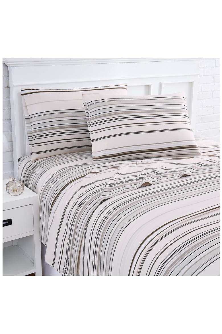 Premium Collection Printed Deep Pocket Sheet Sets, Main, color, TAUPE