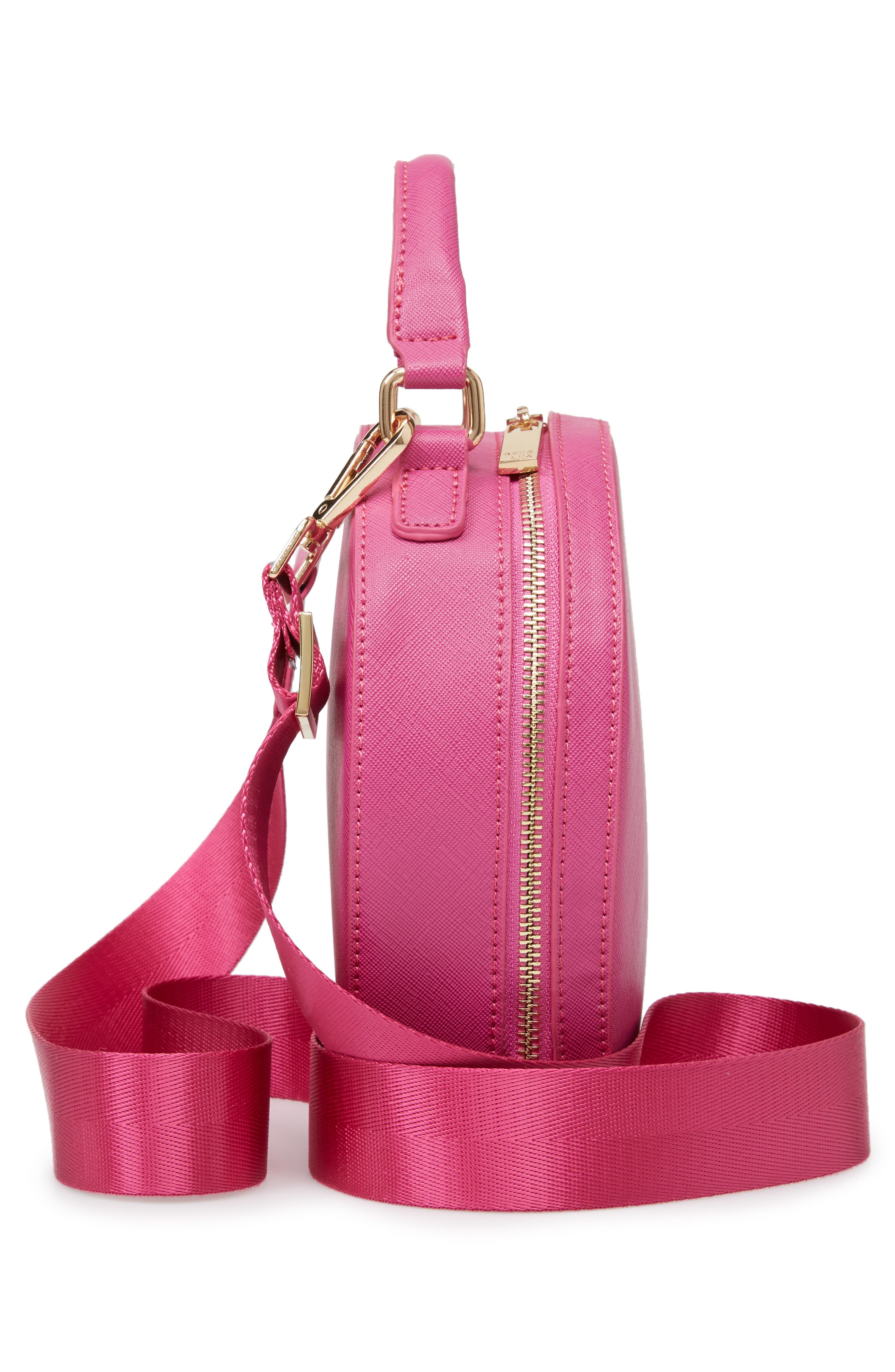 Deux Lux Annabelle Faux Leather Circle Crossbody Bag, Alternate, color, 