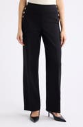 Anne Klein Sailor Wide Leg Pants