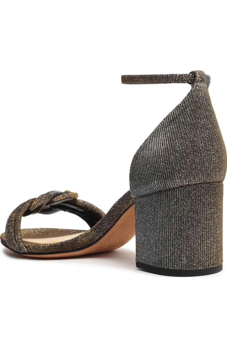 Alexandre Birman Vicky Metallic Block Heel Sandal, Alternate, color,