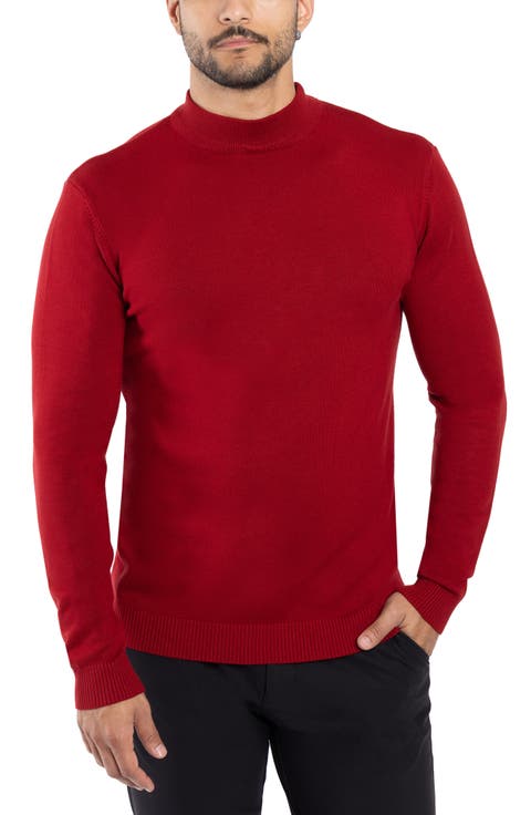 Core Mock Neck Knit Sweater