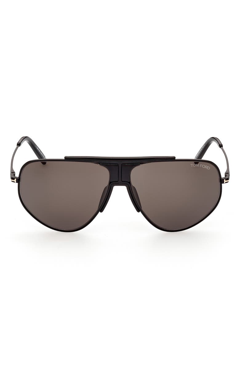 TOM FORD Addison 61mm Aviator Sunglasses, Main, color, 