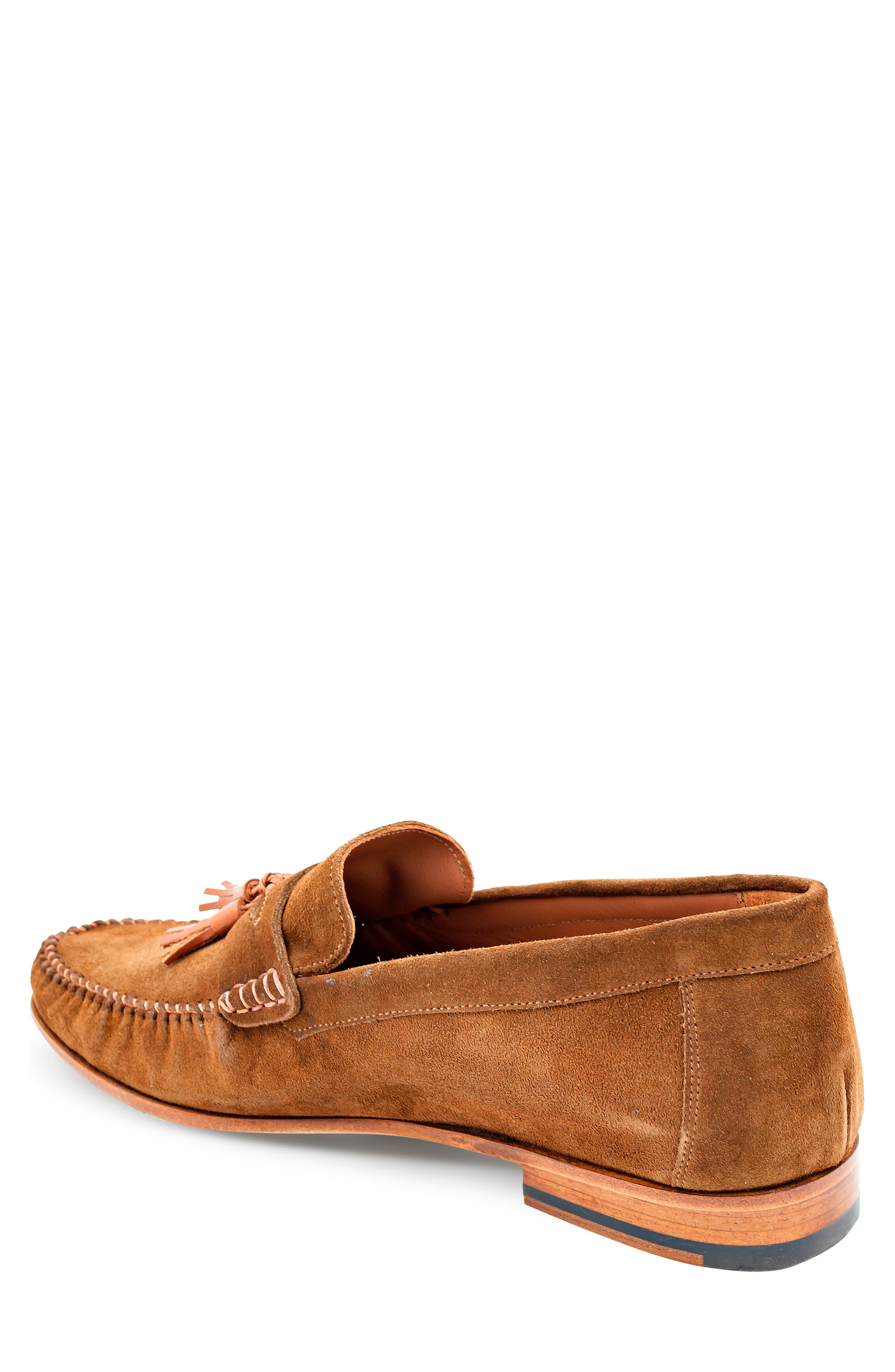 Mezlan Tassel Moc Toe Loafer, Alternate, color, Chestnut