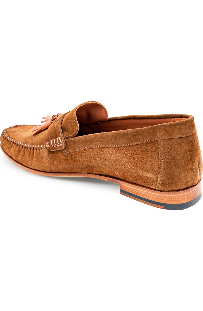 Mezlan Tassel Moc Toe Loafer, Alternate, color, Chestnut