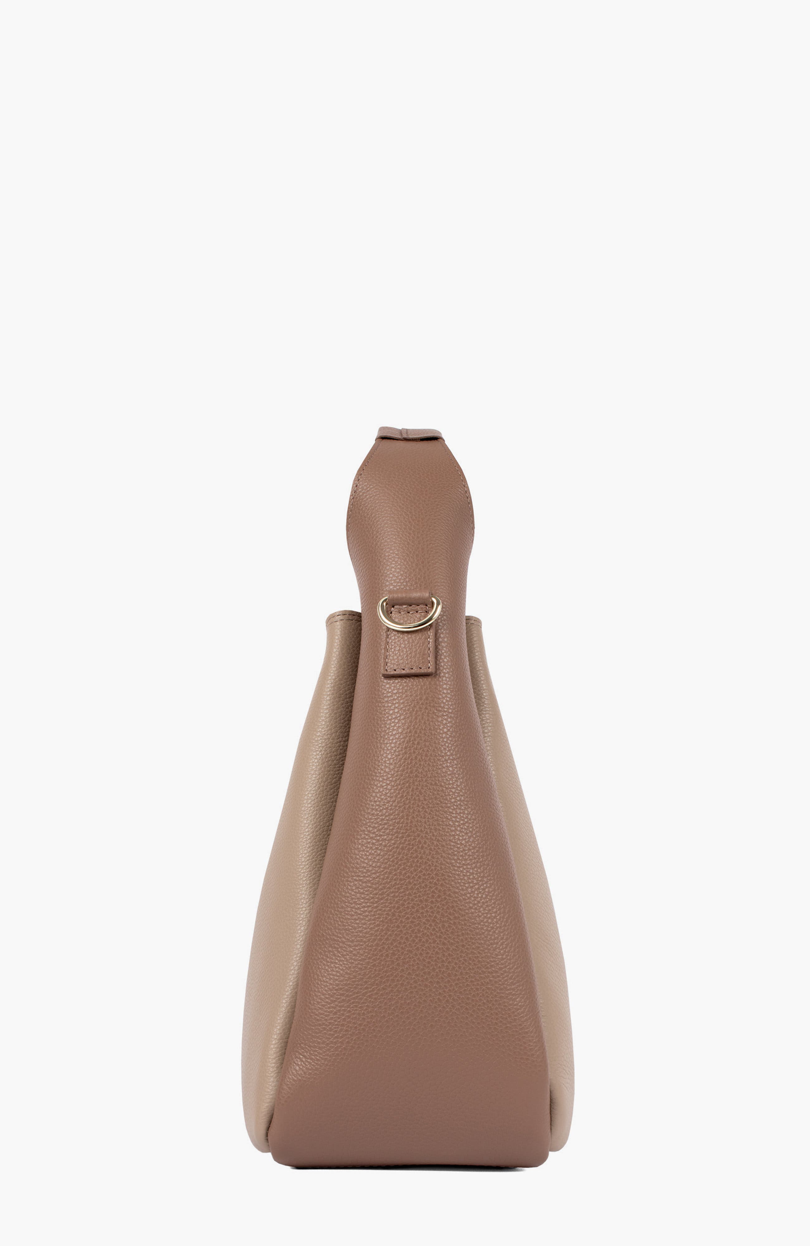 Signature CV By Cavalinho Leather Shoulder Bag 634, Alternate, color, Sand / Beige