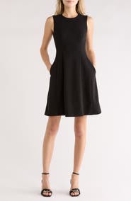 Eliza J Sleeveless Fit and Flare Dress