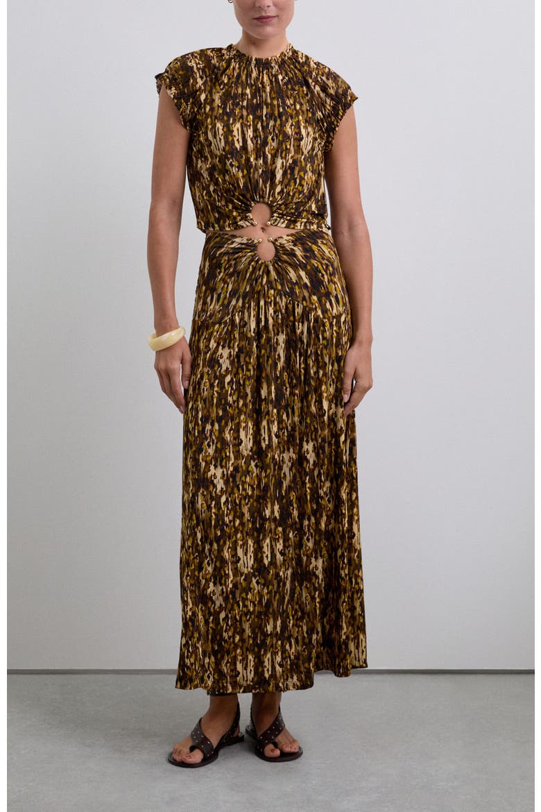 Fricafila Top, Alternate, color, Brownmustard