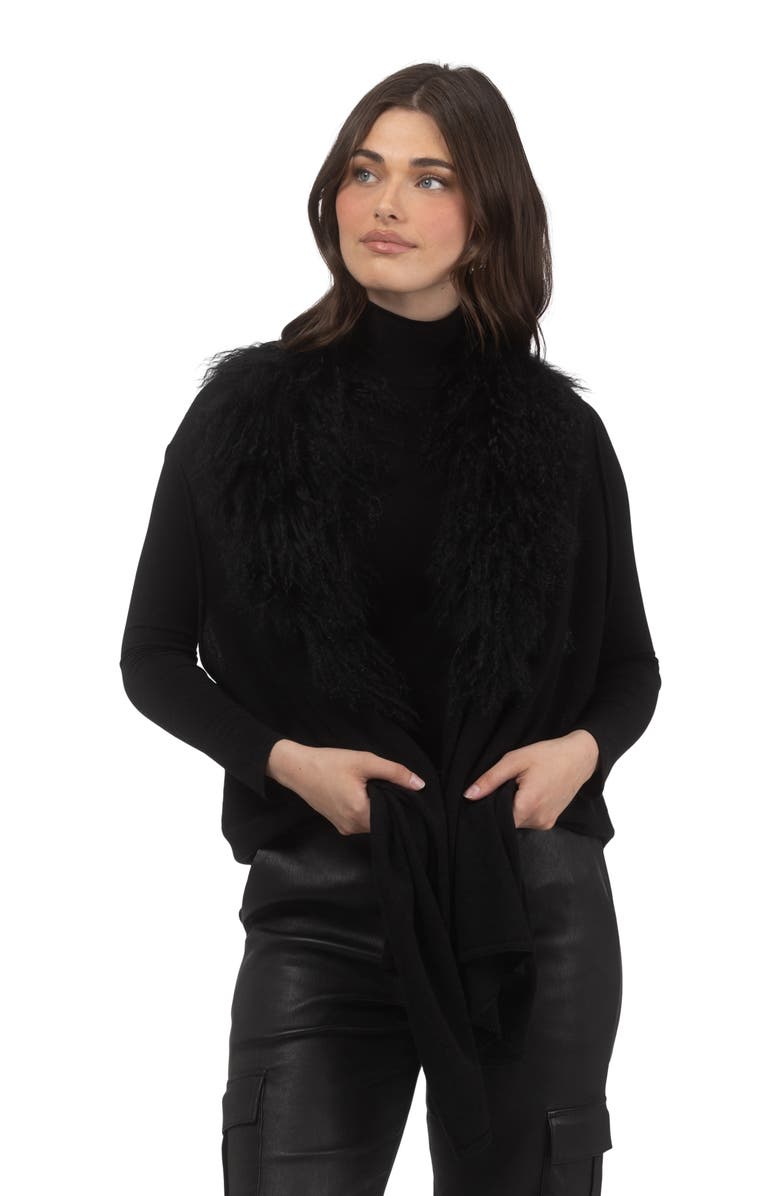 GORSKI Cashmere And Merino Wool Vest, Alternate, color, Black