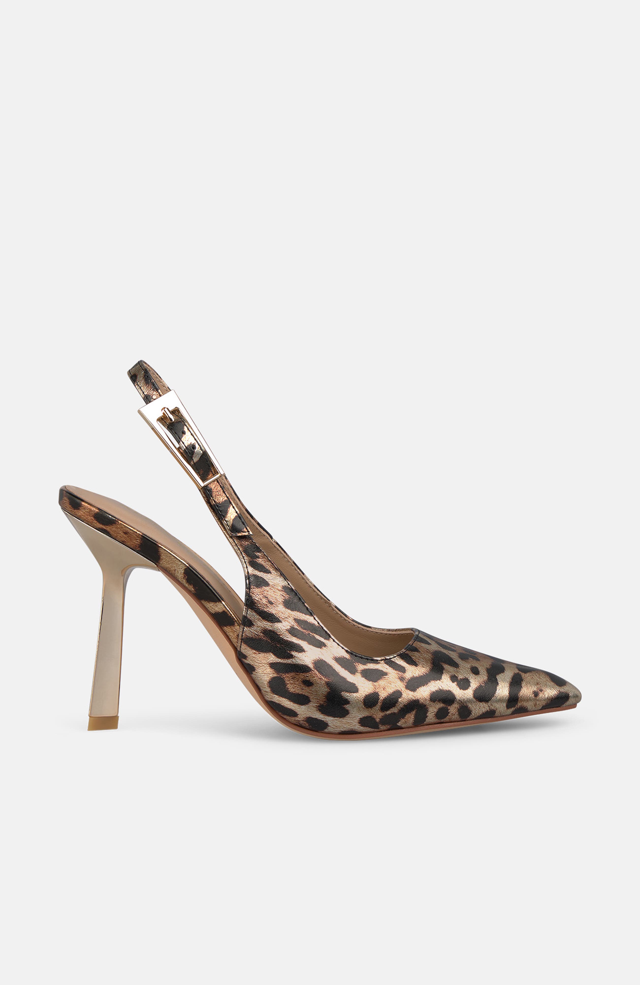 Slingback Heeled Shoes, Alternate, color, Camel