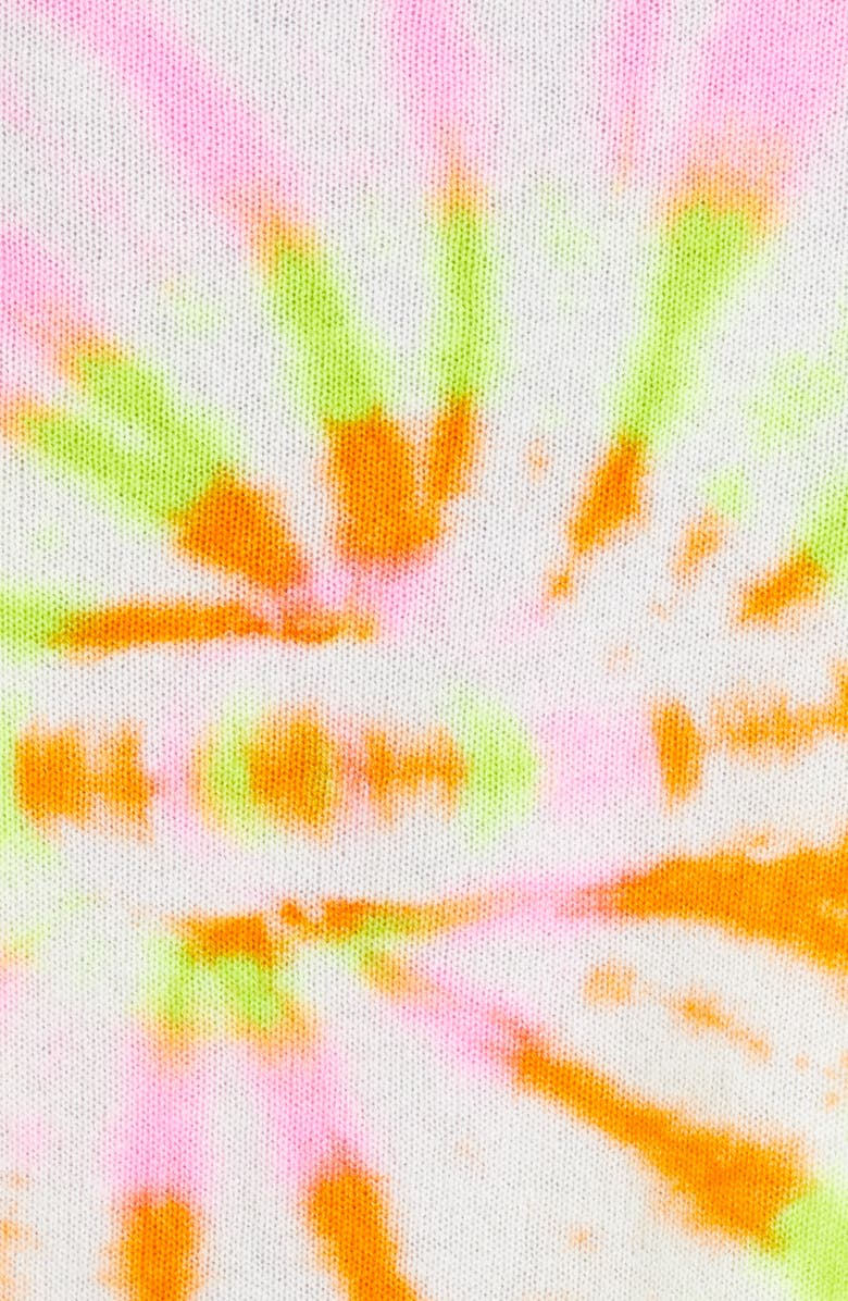 The Elder Statesman Spiral Tranquility Tie Dye Cashmere Sweater, Alternate, color, 