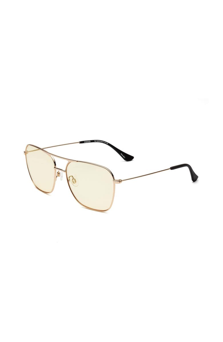 Caddis Hooper | Reading Glasses, Alternate, color, Polished Gold Yellow