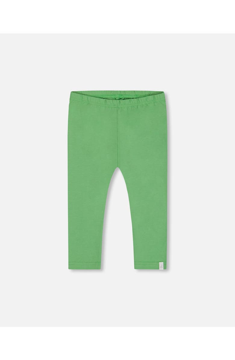 Deux par Deux Girl's Organic Cotton Legging Green, Main, color,