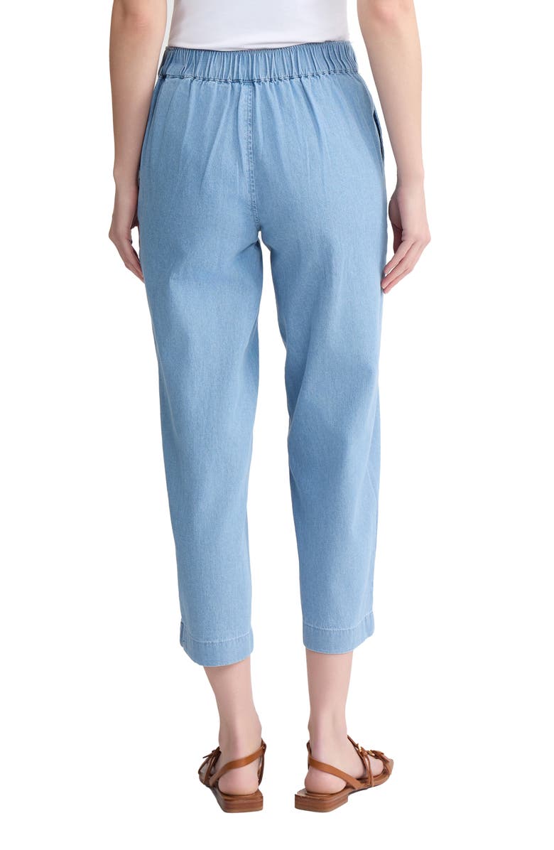 Jones New York Crop Straight Leg Pants, Alternate, color, Pisces Wash