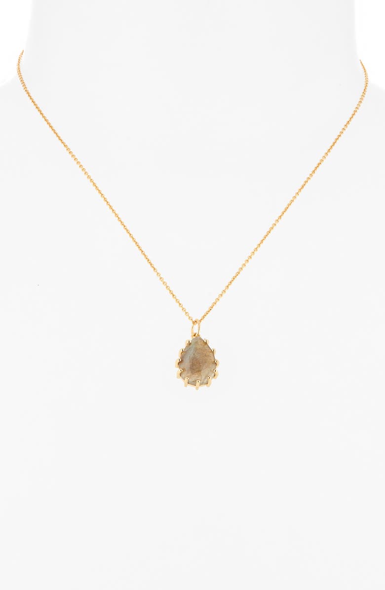 Argento Vivo Sterling Silver Labradorite Pendant Necklace, Alternate, color, 