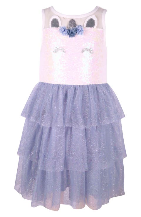 Kids' Sequin Bodice Unicorn Tutu Dress (Little Kid)