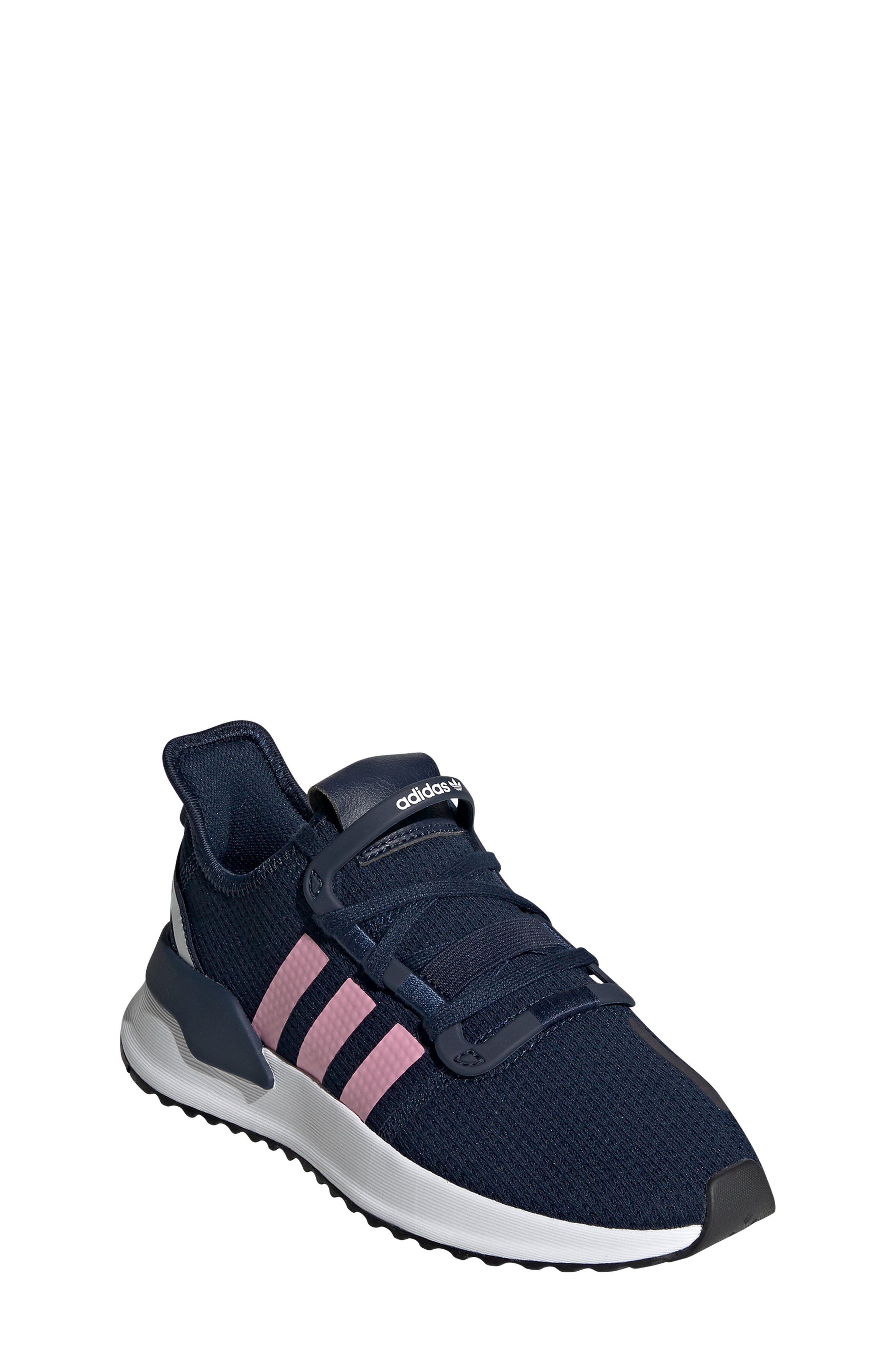 adidas U_Path Run Sneaker, Main, color, Collegiate Navy/ Pink/ White