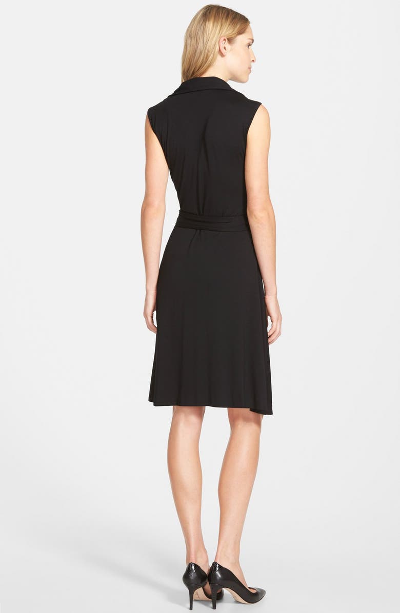 Vince Camuto Sleeveless Wrap Jersey Dress, Alternate, color, 