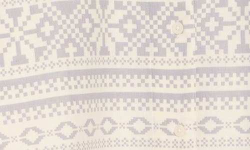 Nordstrom Rack Dreamy Tree Print Flannel Long Sleeve Pajamas In Gray