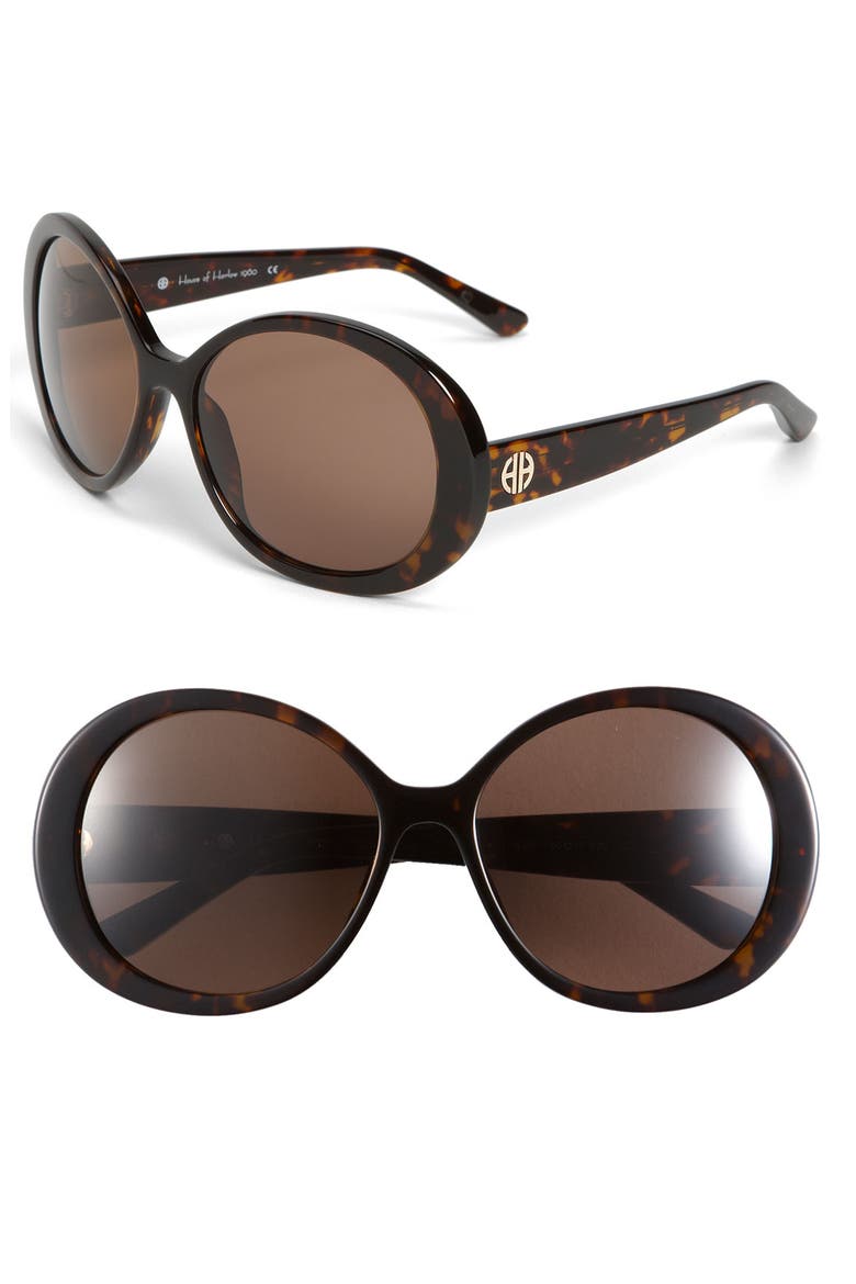 'Nicole' Sunglasses, Main, color, TORTOISE